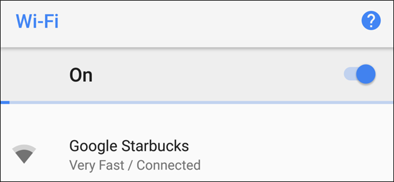 Android-ek nola daki WiFi sarea azkarra edo motela dela konektatu aurretik?