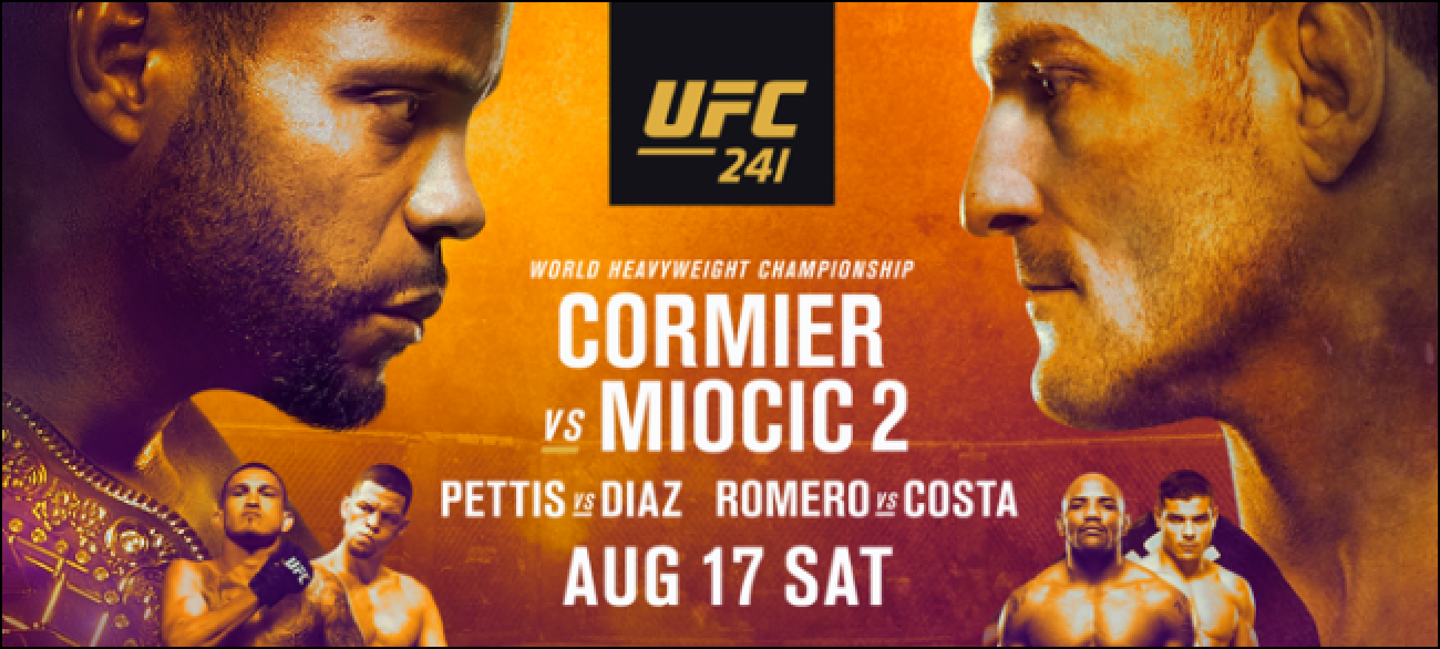 Nola streaming UFC 241 Cormier vs Miocic Live Online