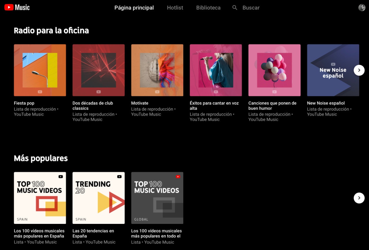 YouTube Musikak zure musika liburutegia kargatzeko aukera emango dizu