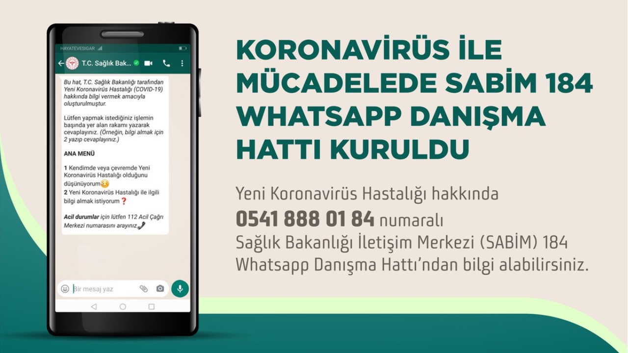 WhatsApp Turkey Hotline-n sortu zen koronavirusei aurre egiteko!