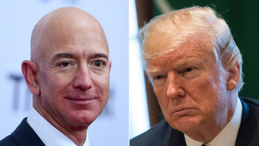 Amazon Donald Trump-en artean marruskadura dago!