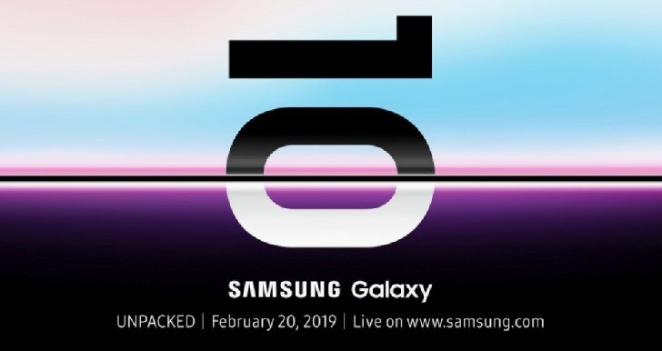 Samsung-ek ofizialki aurkeztuko du Galaxy S10 Otsailaren 20an