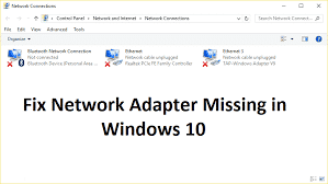 Sareko egokitzailea falta da sistema eragilean Windows 10