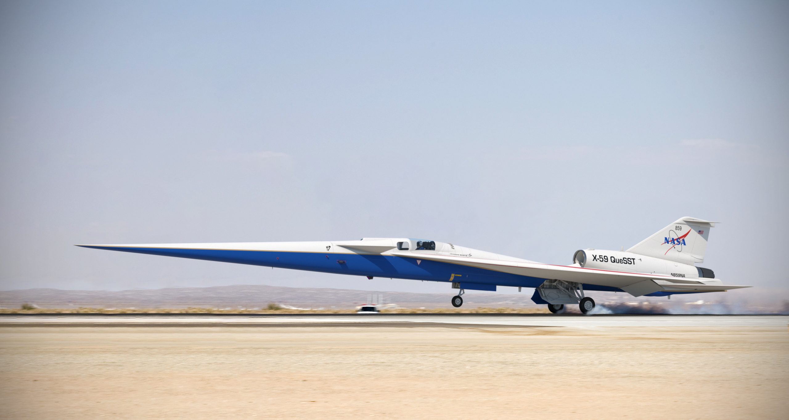 NASAk Concorderen oinordetza eraiki zuen. X-59 hurrengo urtean prest egon daiteke