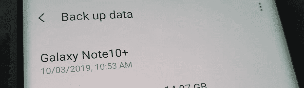 4 Zure datuak Galaxy Note 10-en gordetzeko moduak
