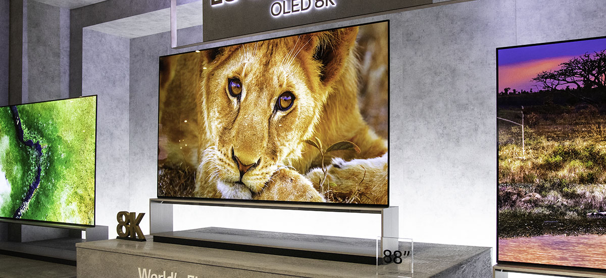 Urteko telebistako estreinaldirik beroena: LG OLED telebista 8K munduan serio sartzen ari da dagoeneko