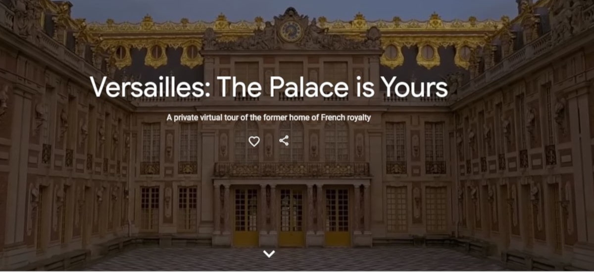 Versailles guztientzako irekia. Google-k bira birtual batera gonbidatzen zaitu