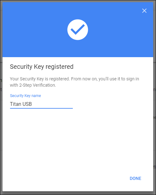 Nola konfiguratu eta erabili Google Titan Key Key sorta 7