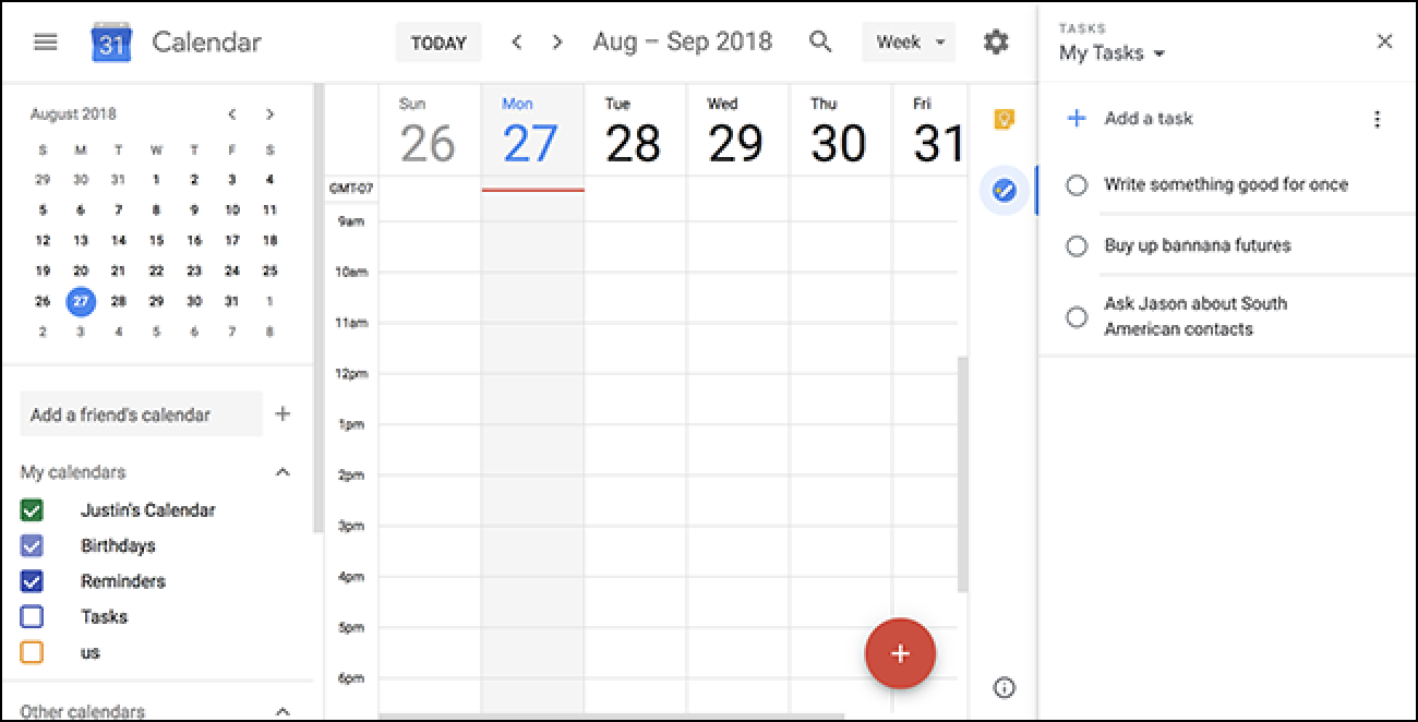 Gmail estiloko alboko panela Google Docs eta Google Calendar-era dator