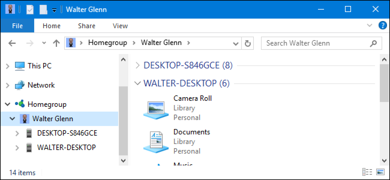Microsoft-ek HomeGroups-tik kendu egin ditu Windows 10