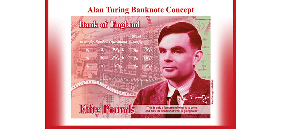 Alan Turing bere buruaz beste egin zuen oharrean agertuko da