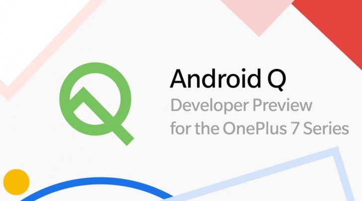 Android Q beta OnePlus 7 eta 7 Pro argitaratua