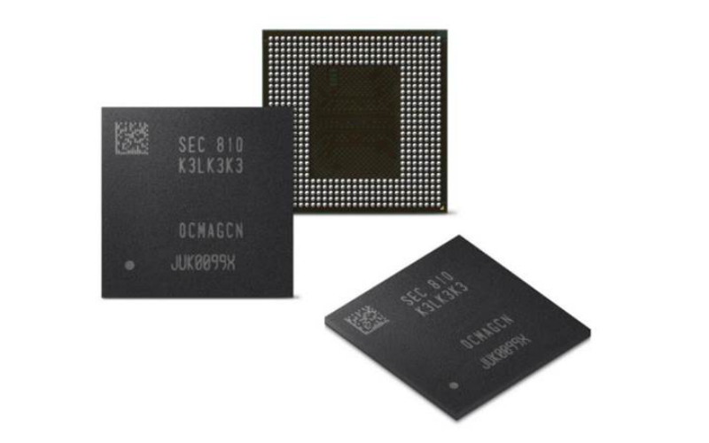 Samsung LPDDR5 RAM memoria duten gailu eramangarrietara dator